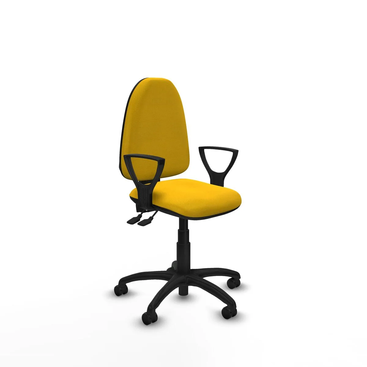 SILLA DE OFICINA PIQUERAS Y CRESPO AÝNA ASINCRO AMARILLO