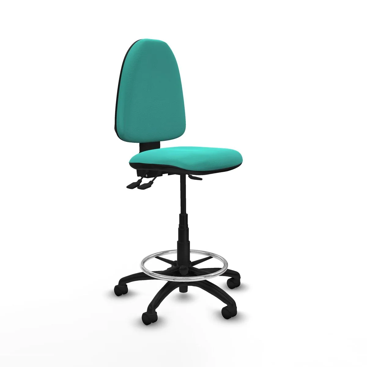 SILLA DE OFICINA PIQUERAS Y CRESPO B0001RN TURQUESA ALTA