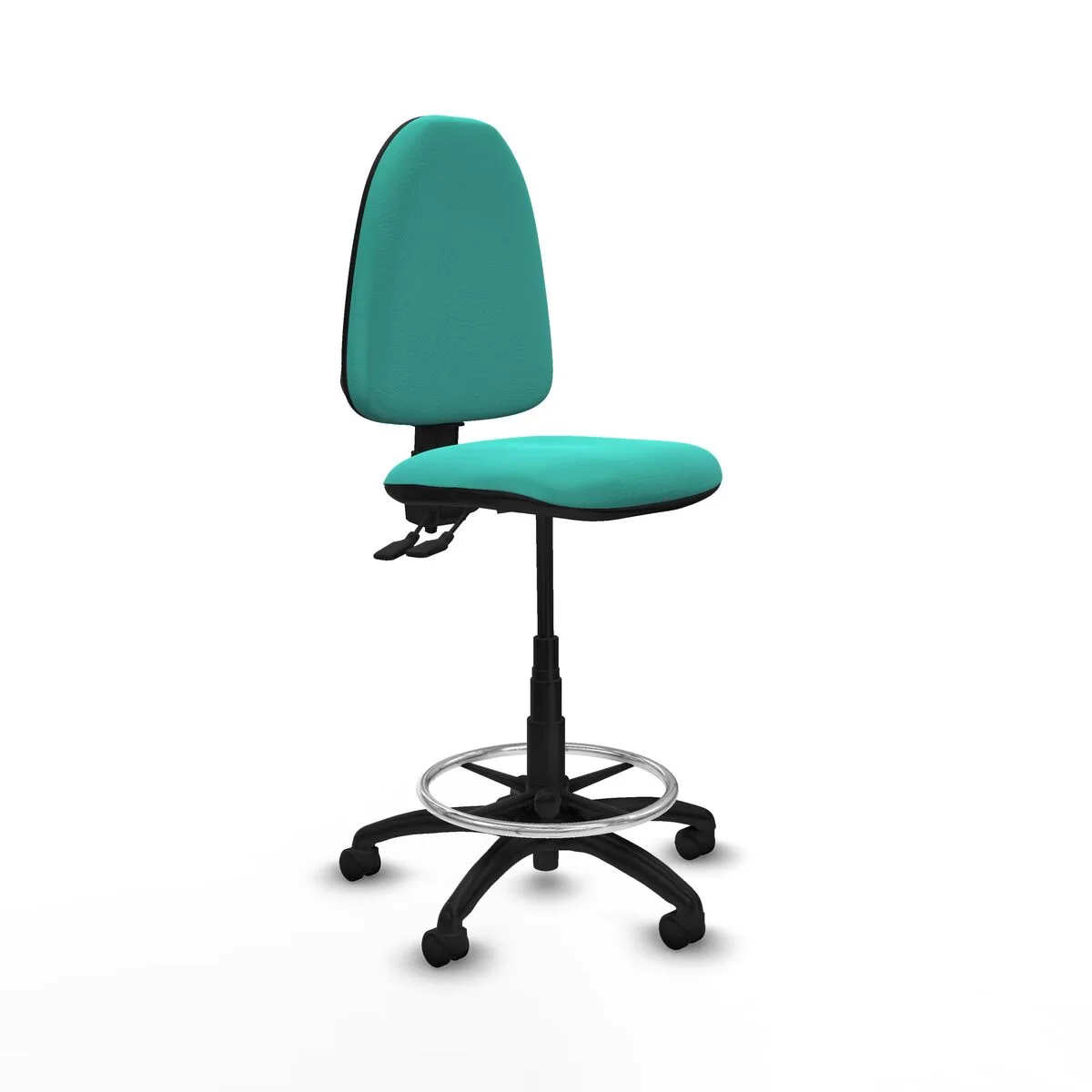 SILLA DE OFICINA PIQUERAS Y CRESPO B0001RN TURQUESA ALTA