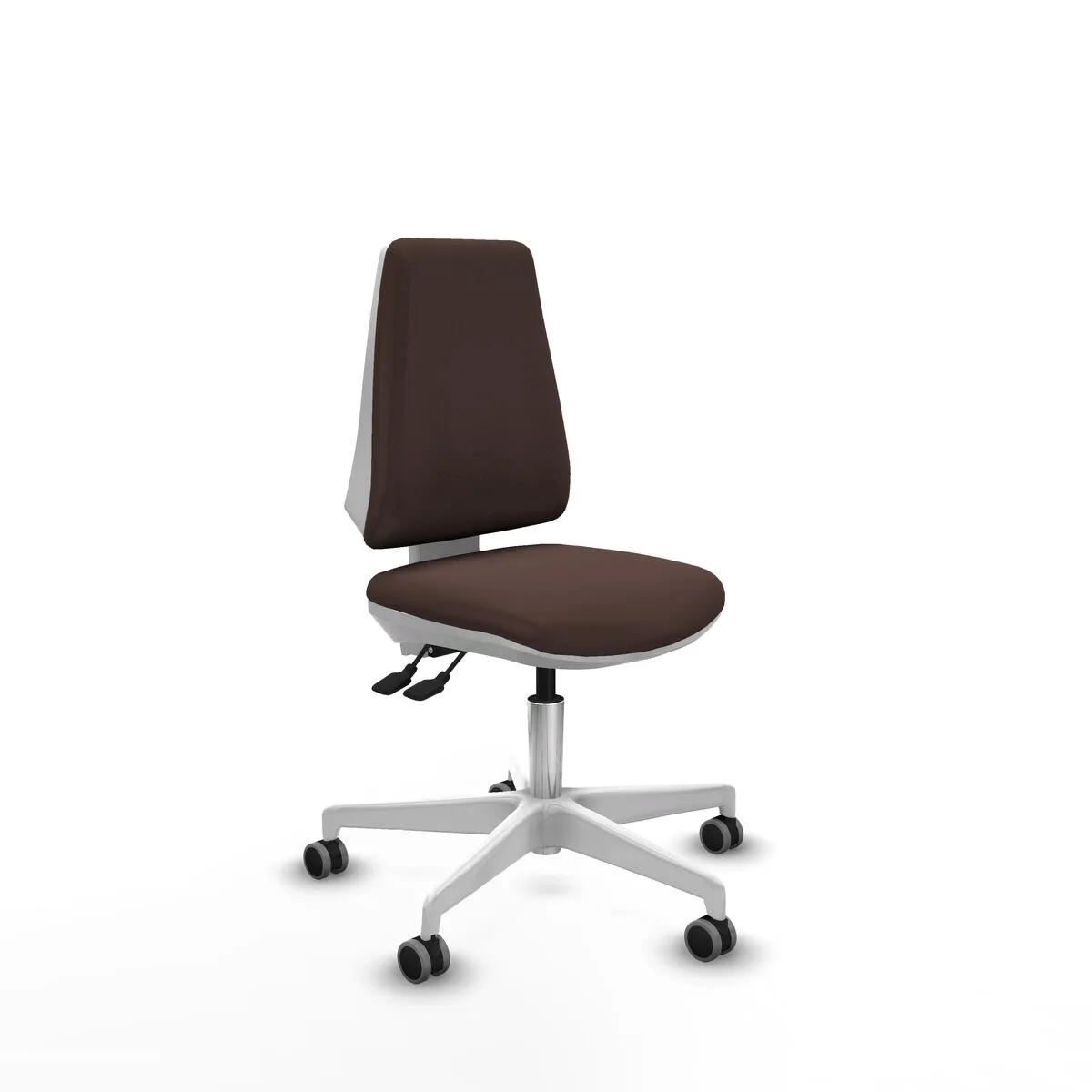 SILLA DE OFICINA PIQUERAS Y CRESPO B00026G MARRÓN OSCURO