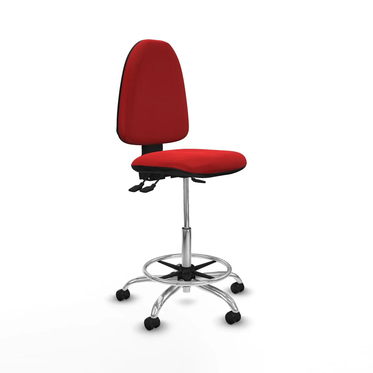 SILLA DE OFICINA PIQUERAS Y CRESPO B0005RP ROJO ALTA
