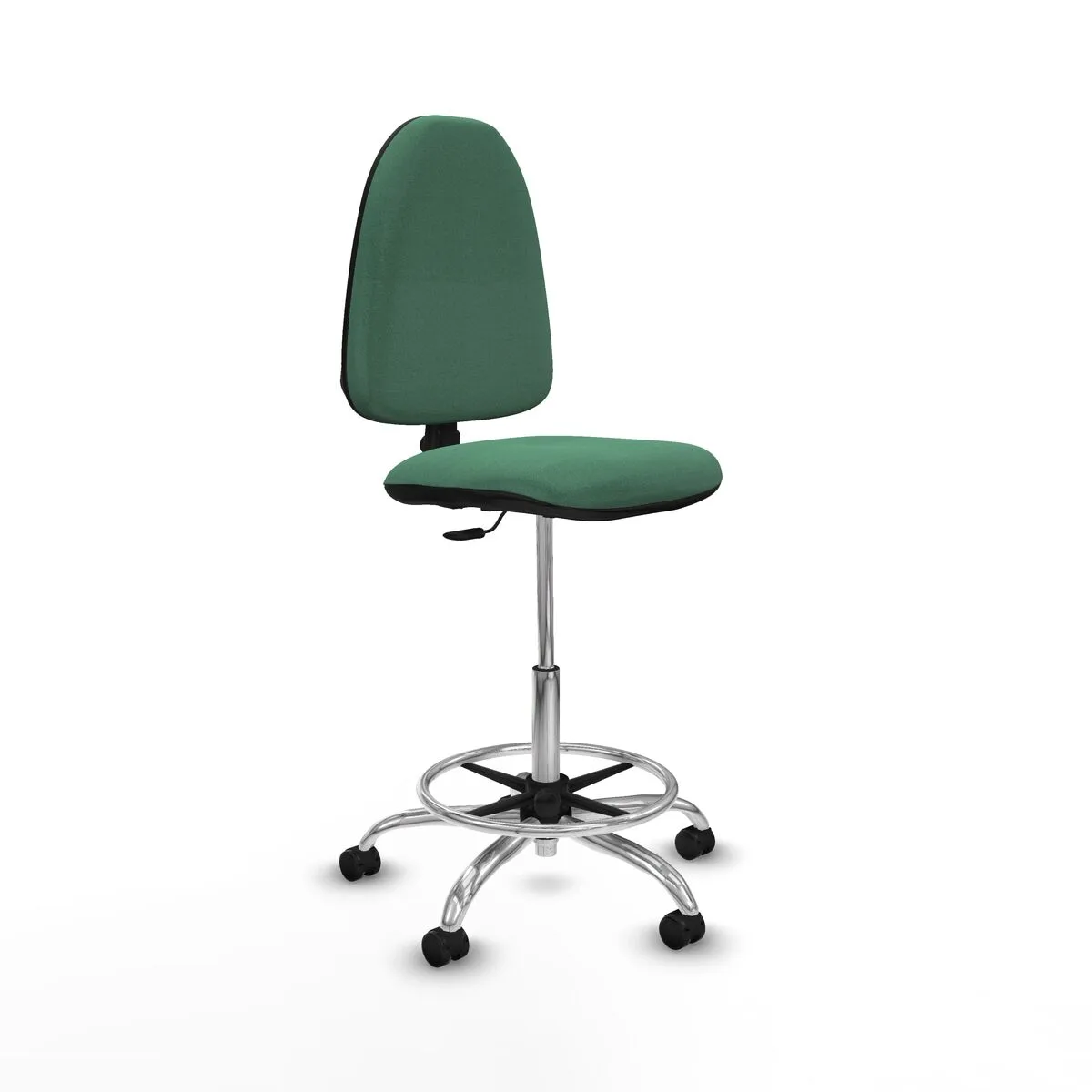 SILLA DE OFICINA PIQUERAS Y CRESPO B0005RP VERDE ESMERALDA ALTA
