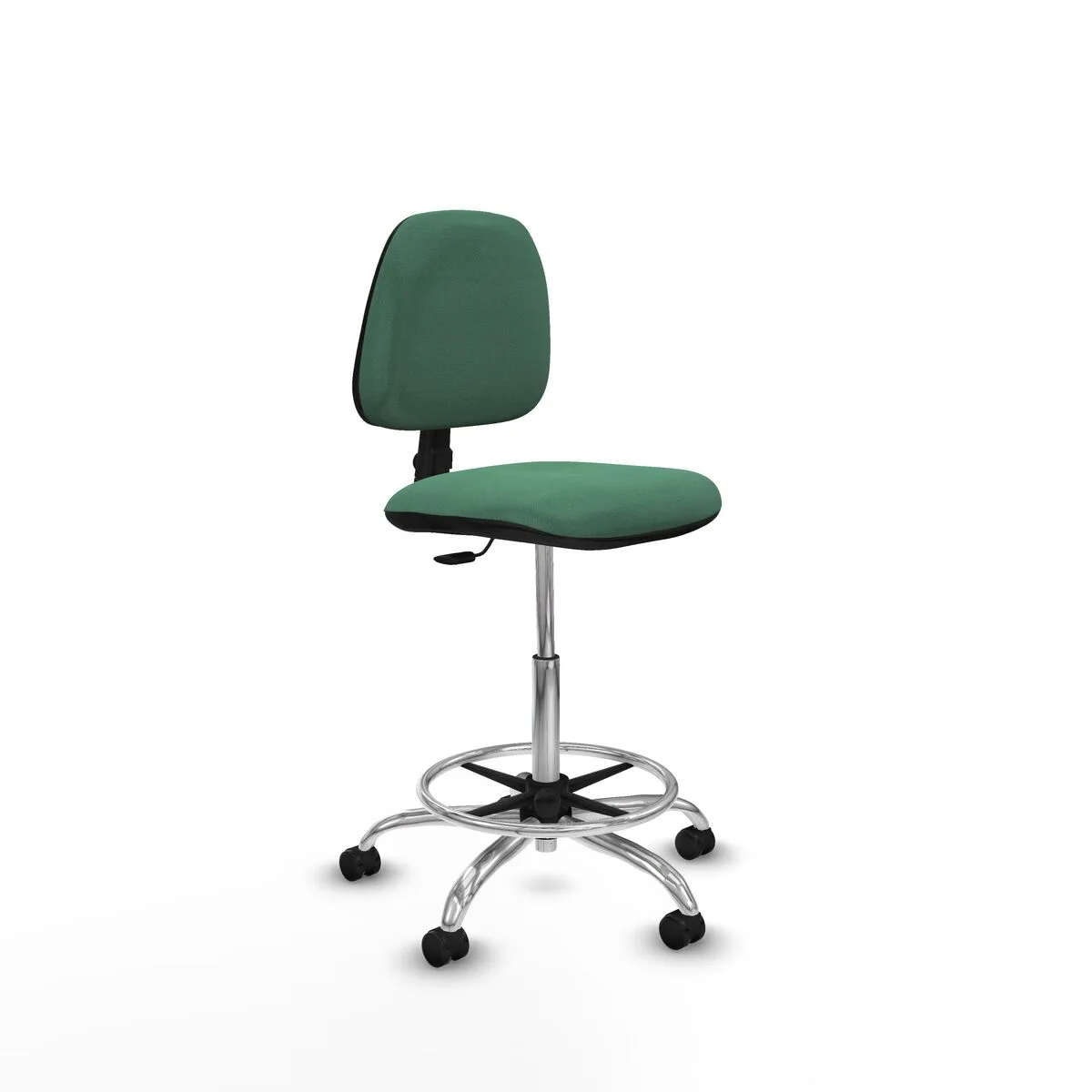 SILLA DE OFICINA PIQUERAS Y CRESPO B0005RP VERDE ESMERALDA ALTA