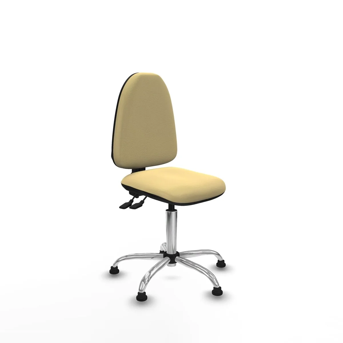 SILLA DE OFICINA PIQUERAS Y CRESPO B0005RT CREMA