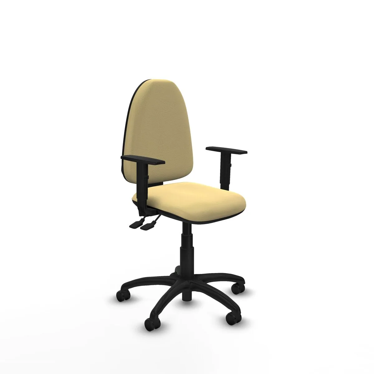 SILLA DE OFICINA PIQUERAS Y CRESPO B1D01RF CREMA