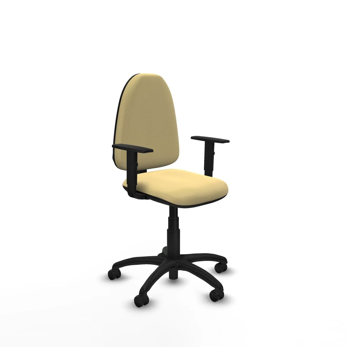 SILLA DE OFICINA PIQUERAS Y CRESPO B1D01RF CREMA