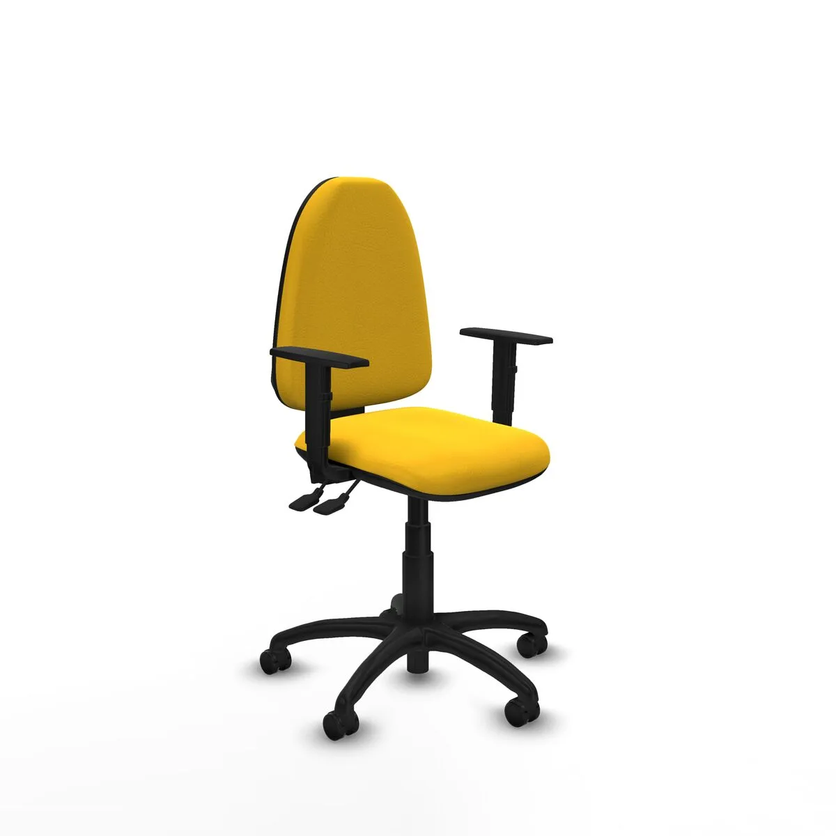 SILLA DE OFICINA PIQUERAS Y CRESPO B1D01RF AMARILLO