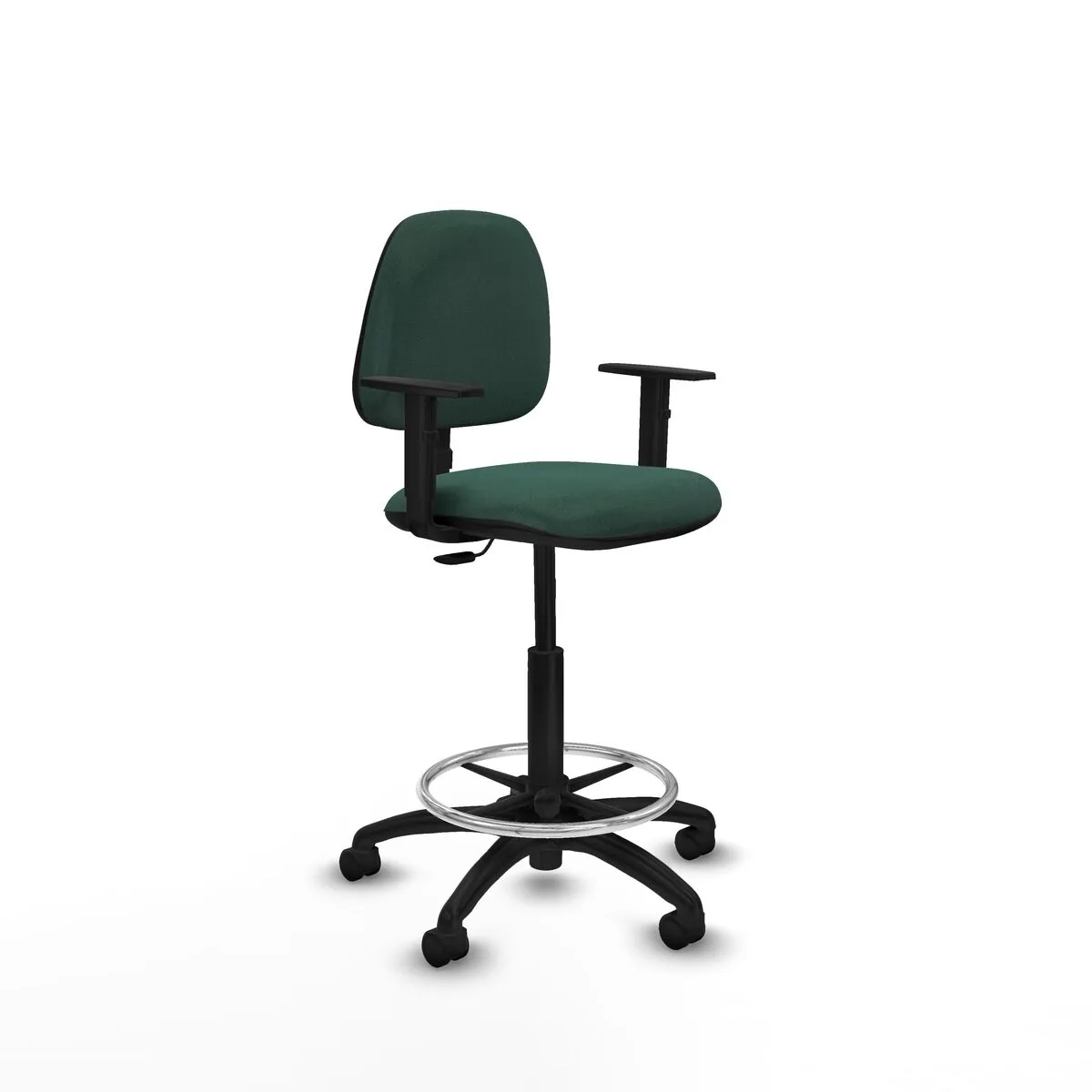 SILLA DE OFICINA PIQUERAS Y CRESPO B1D01RN VERDE ALTA