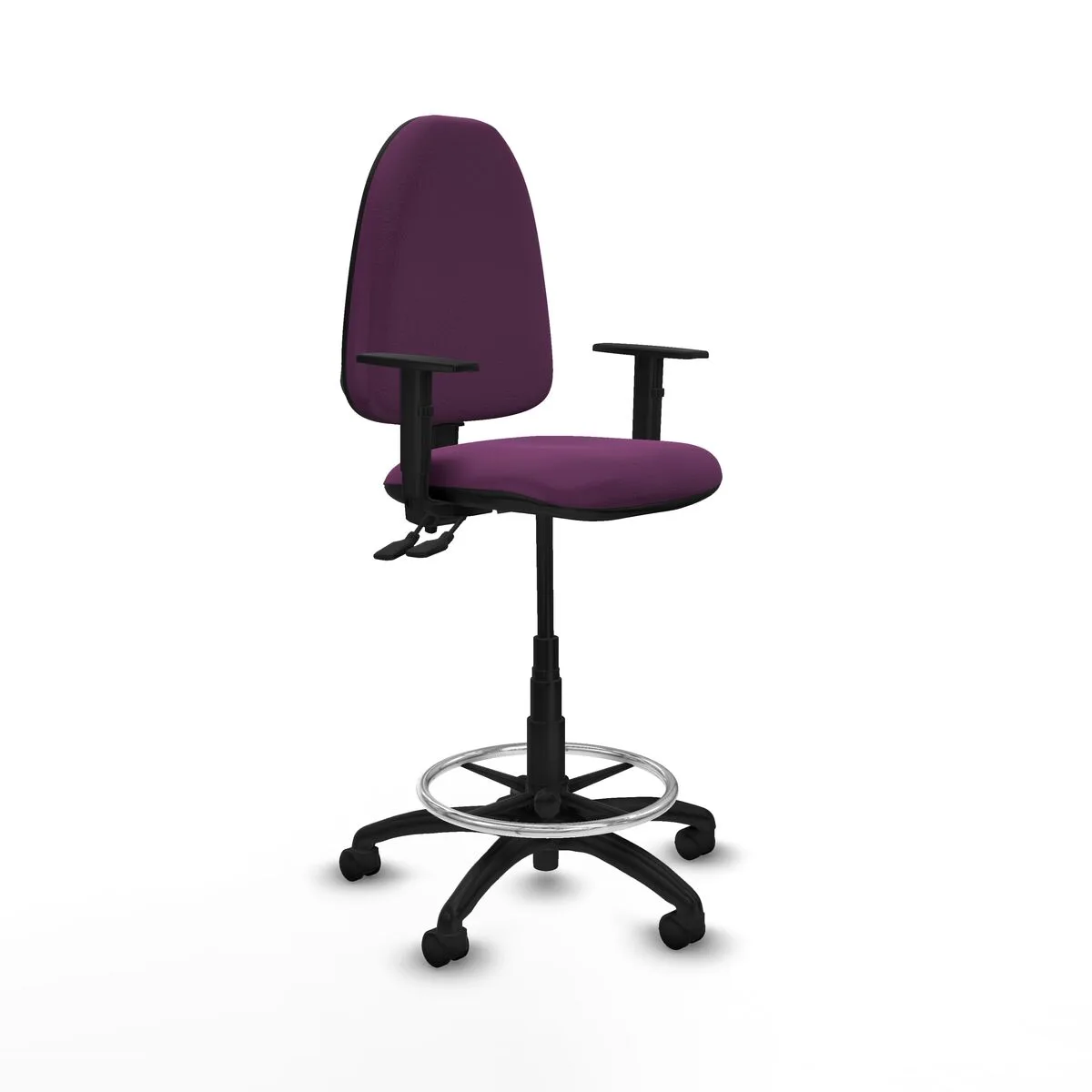SILLA DE OFICINA PIQUERAS Y CRESPO B1D01RN MORADO ALTA