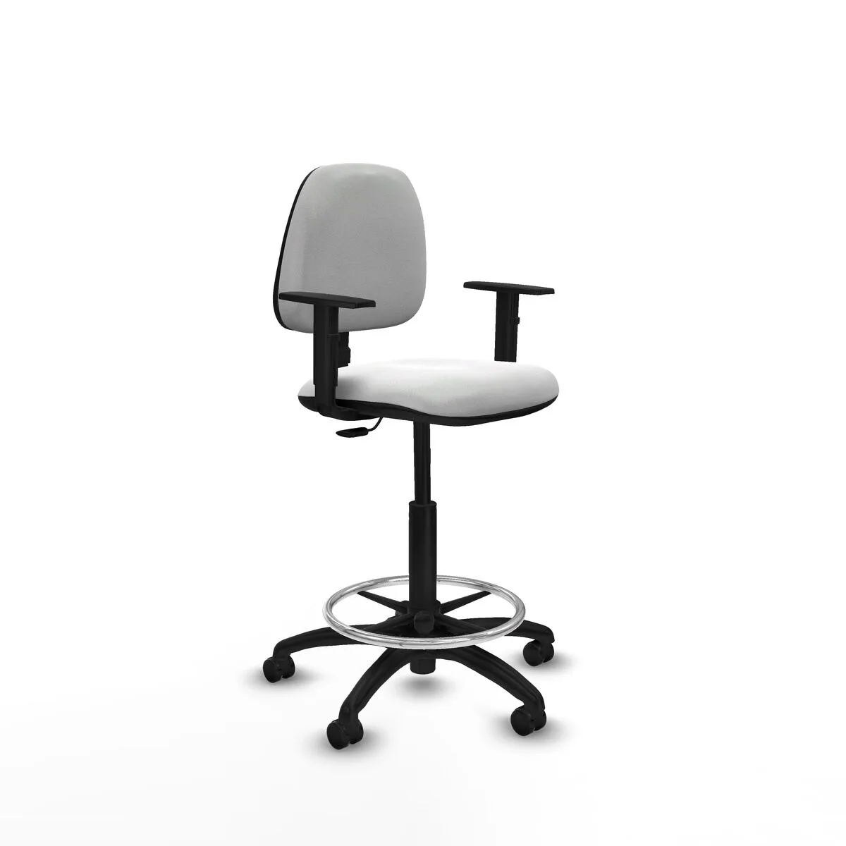SILLA DE OFICINA PIQUERAS Y CRESPO B1D01RP BLANCO ALTA