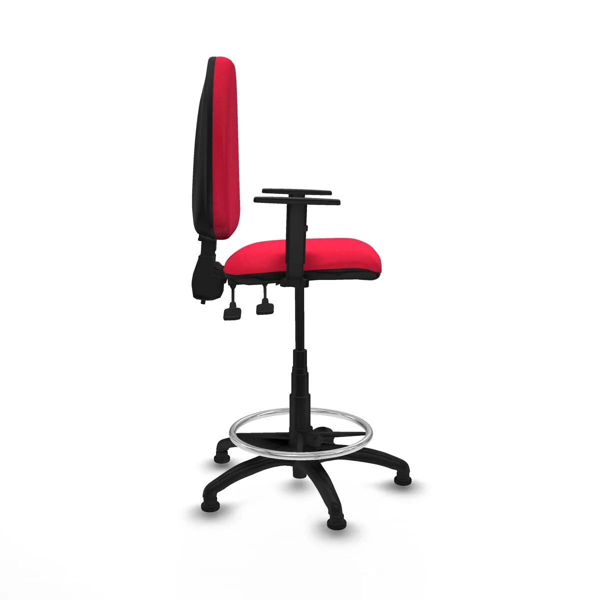 SILLA DE OFICINA PIQUERAS Y CRESPO B1D01RT ROJO ALTA