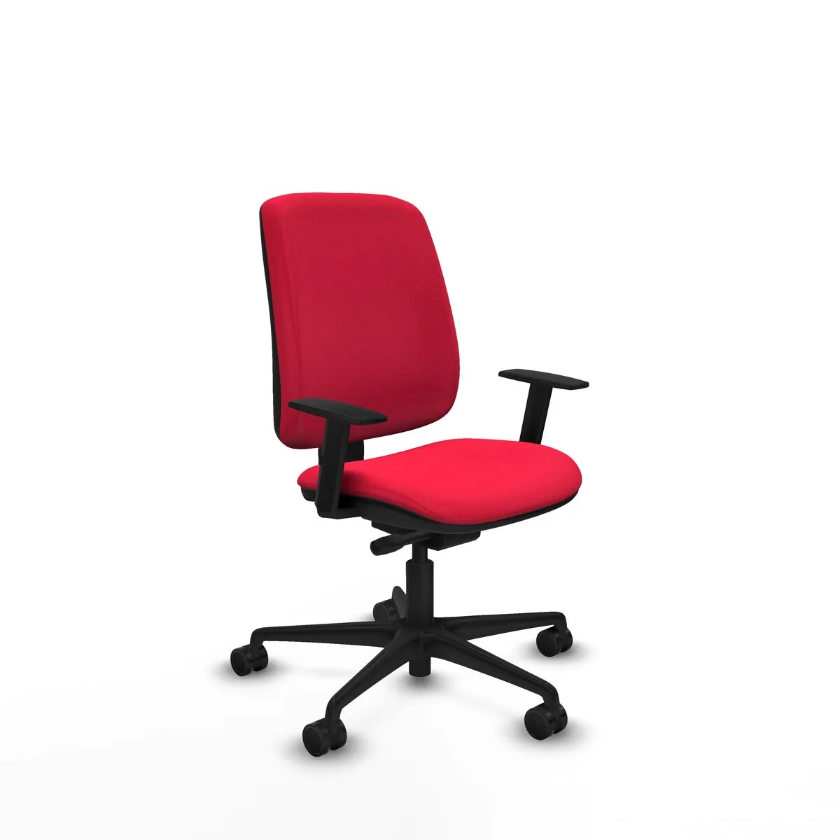 SILLA DE OFICINA PIQUERAS Y CRESPO B1D036N ROJO
