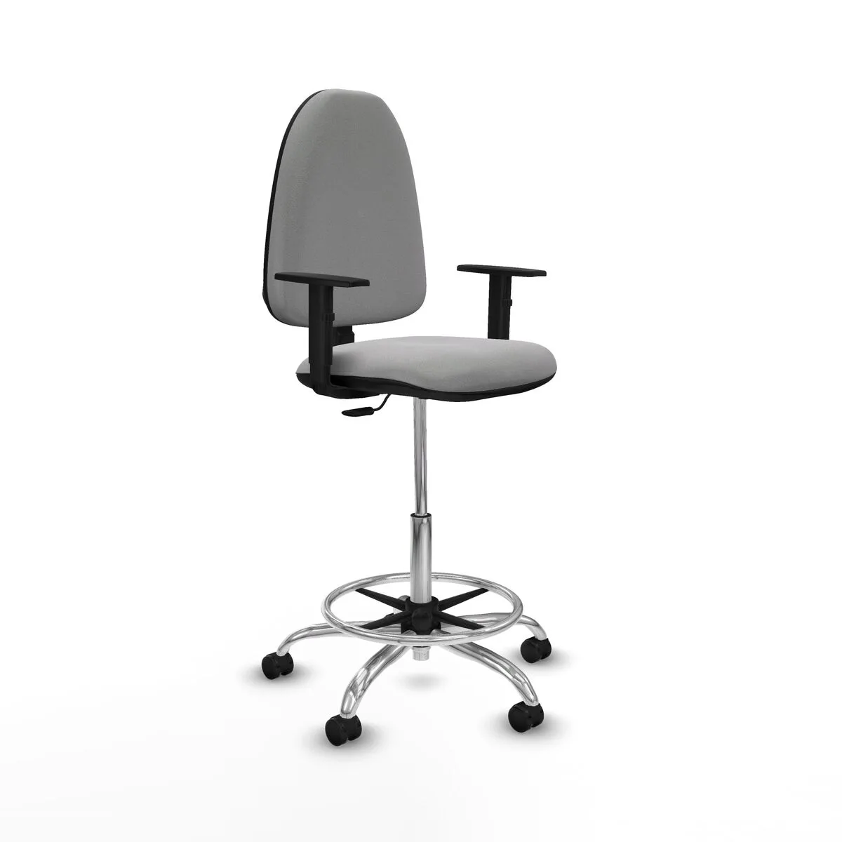 SILLA DE OFICINA PIQUERAS Y CRESPO B1D05RF GRIS CLARO ALTA