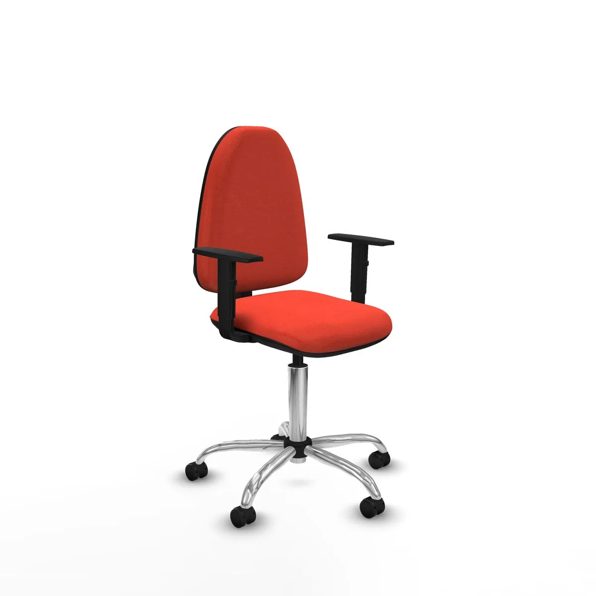 SILLA DE OFICINA PIQUERAS Y CRESPO B1D05RF NARANJA OSCURO