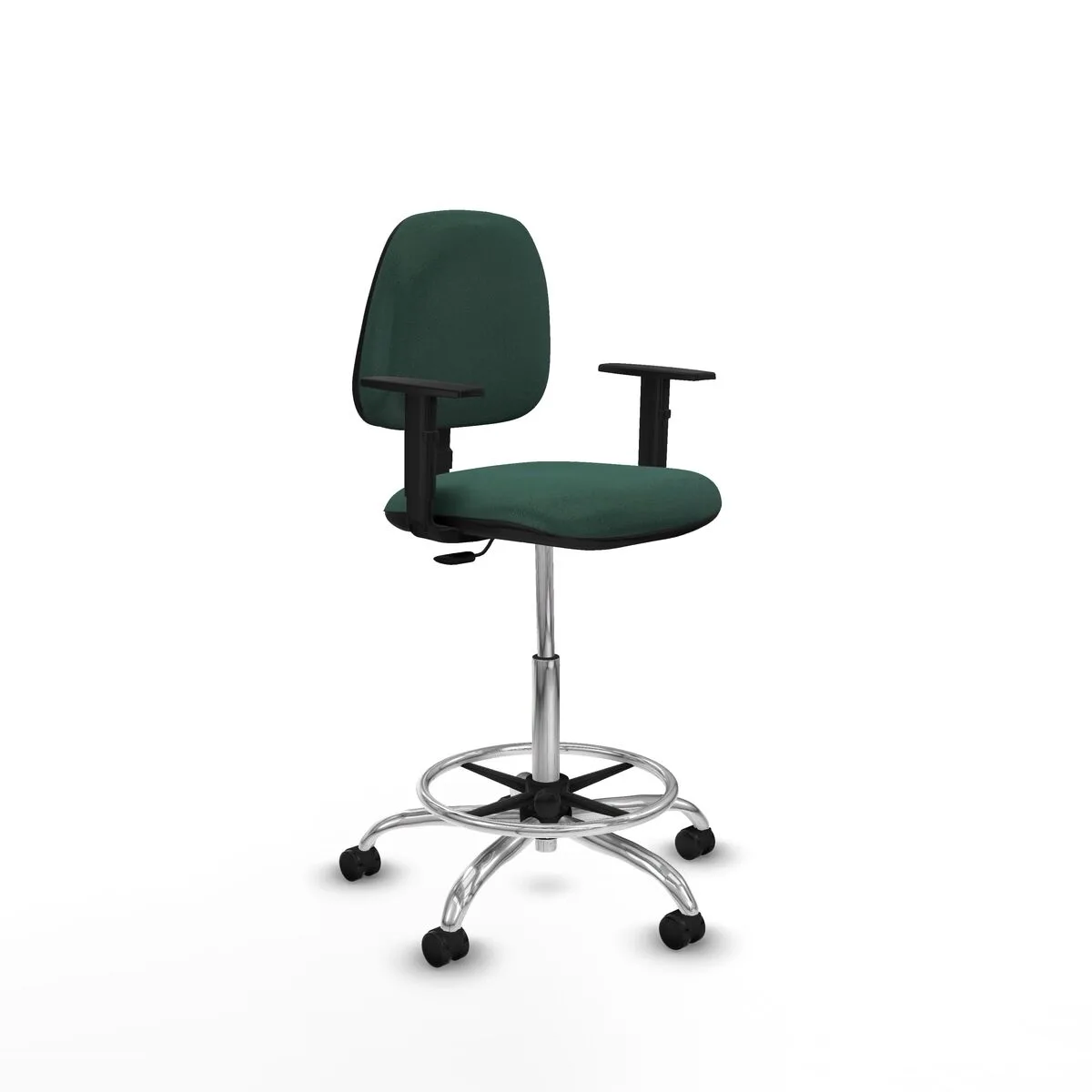 SILLA DE OFICINA PIQUERAS Y CRESPO B1D05RF VERDE ALTA