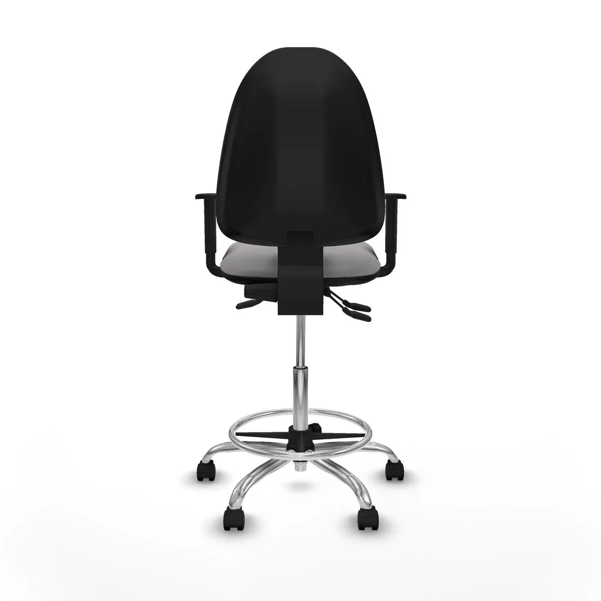 SILLA DE OFICINA PIQUERAS Y CRESPO B1D05RN GRIS ALTA