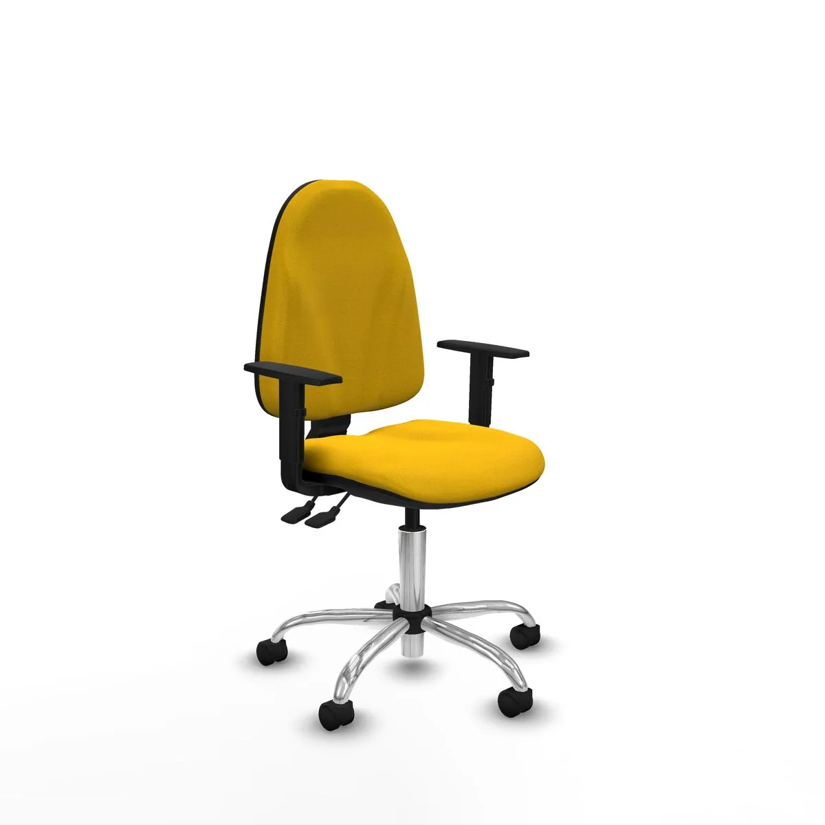 SILLA DE OFICINA PIQUERAS Y CRESPO B1D05RN AMARILLO