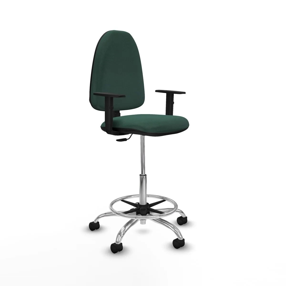 SILLA DE OFICINA PIQUERAS Y CRESPO B1D05RN VERDE ALTA
