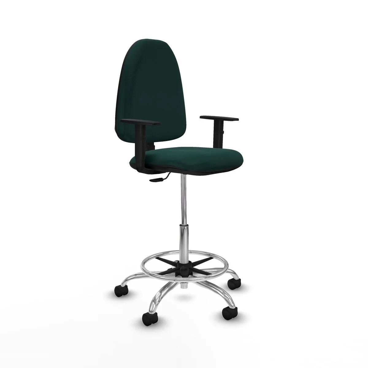 SILLA DE OFICINA PIQUERAS Y CRESPO B1D05RN VERDE ALTA