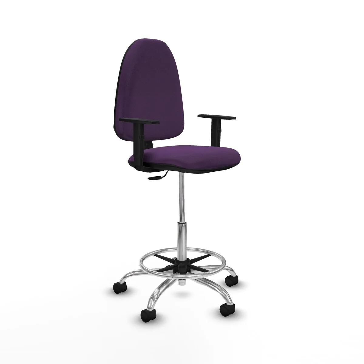 SILLA DE OFICINA PIQUERAS Y CRESPO B1D05RN MORADO ALTA