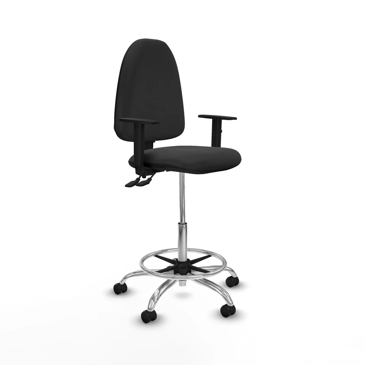 SILLA DE OFICINA PIQUERAS Y CRESPO B1D05RP GRIS OSCURO ALTA