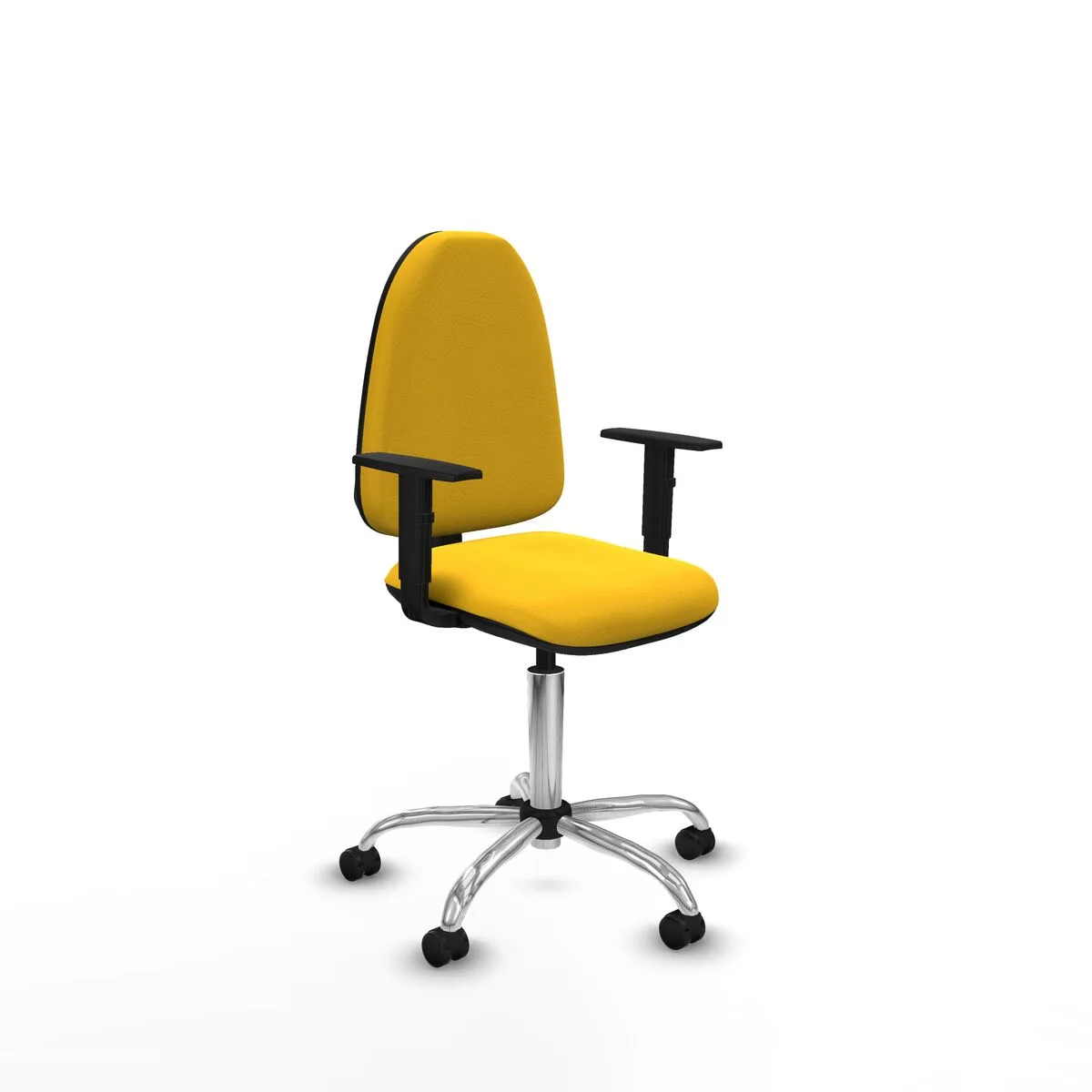 SILLA DE OFICINA PIQUERAS Y CRESPO B1D05RP AMARILLO