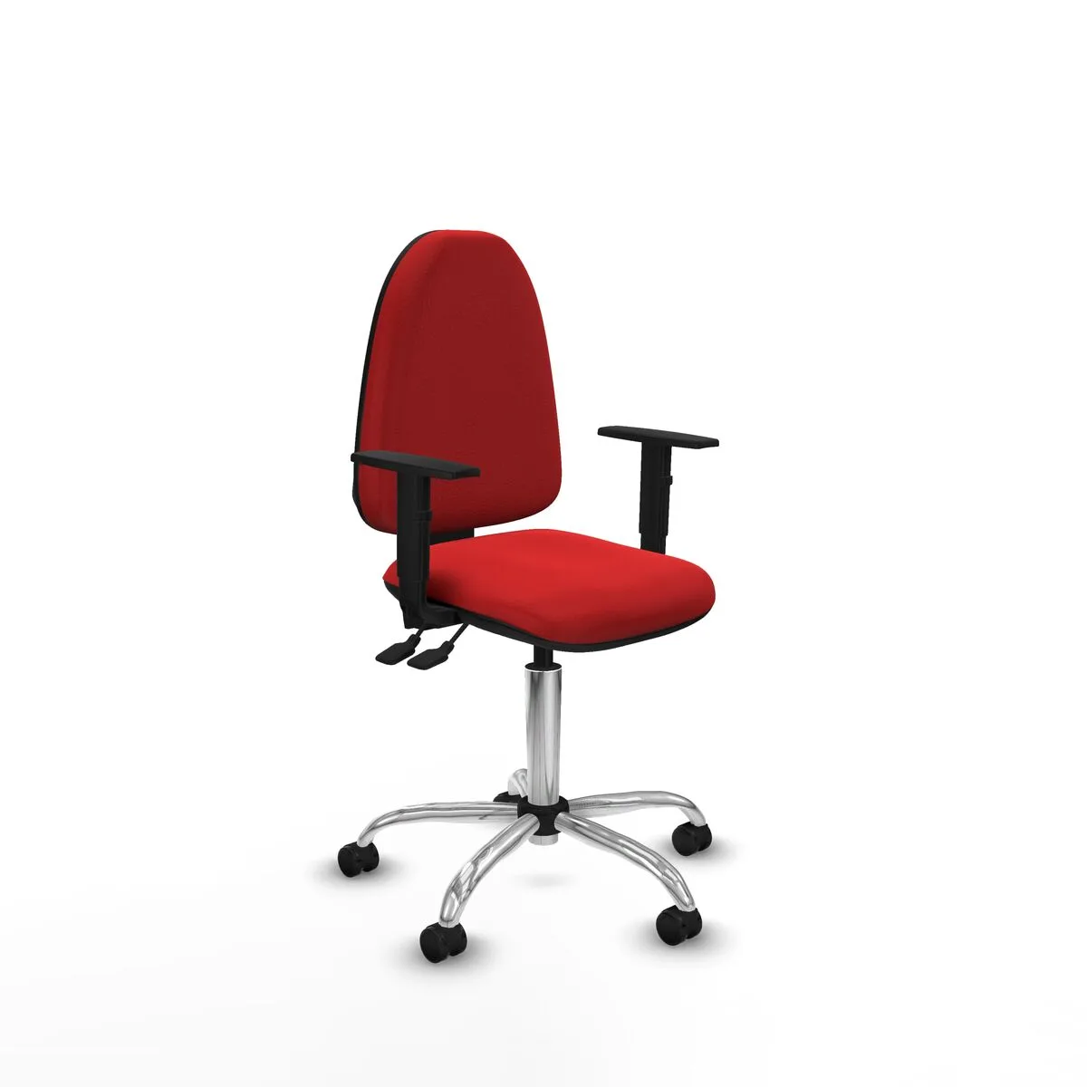 SILLA DE OFICINA PIQUERAS Y CRESPO B1D05RP ROJO