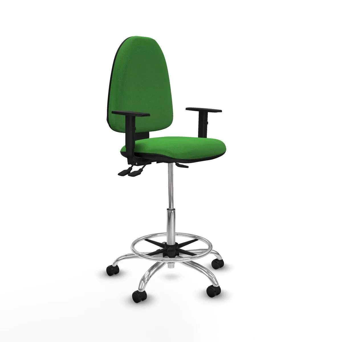 SILLA DE OFICINA PIQUERAS Y CRESPO B1D05RP VERDE ALTA