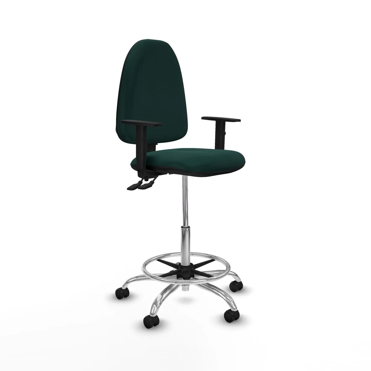 SILLA DE OFICINA PIQUERAS Y CRESPO B1D05RP VERDE ALTA