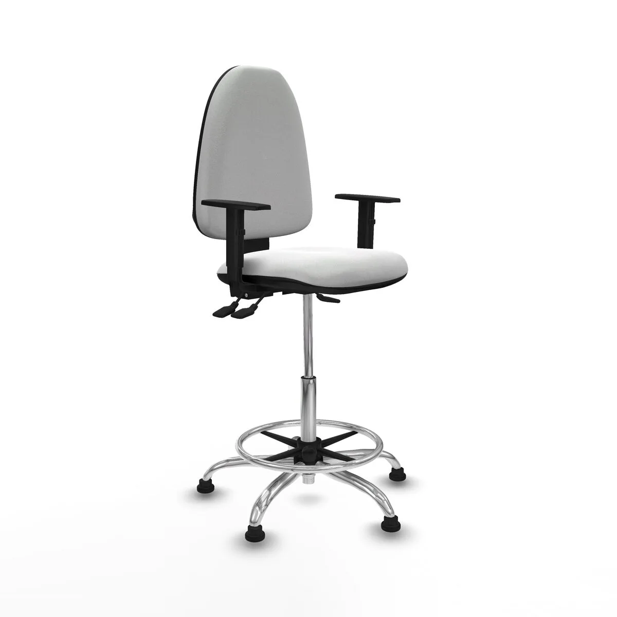 SILLA DE OFICINA PIQUERAS Y CRESPO B1D05RT BLANCO ALTA