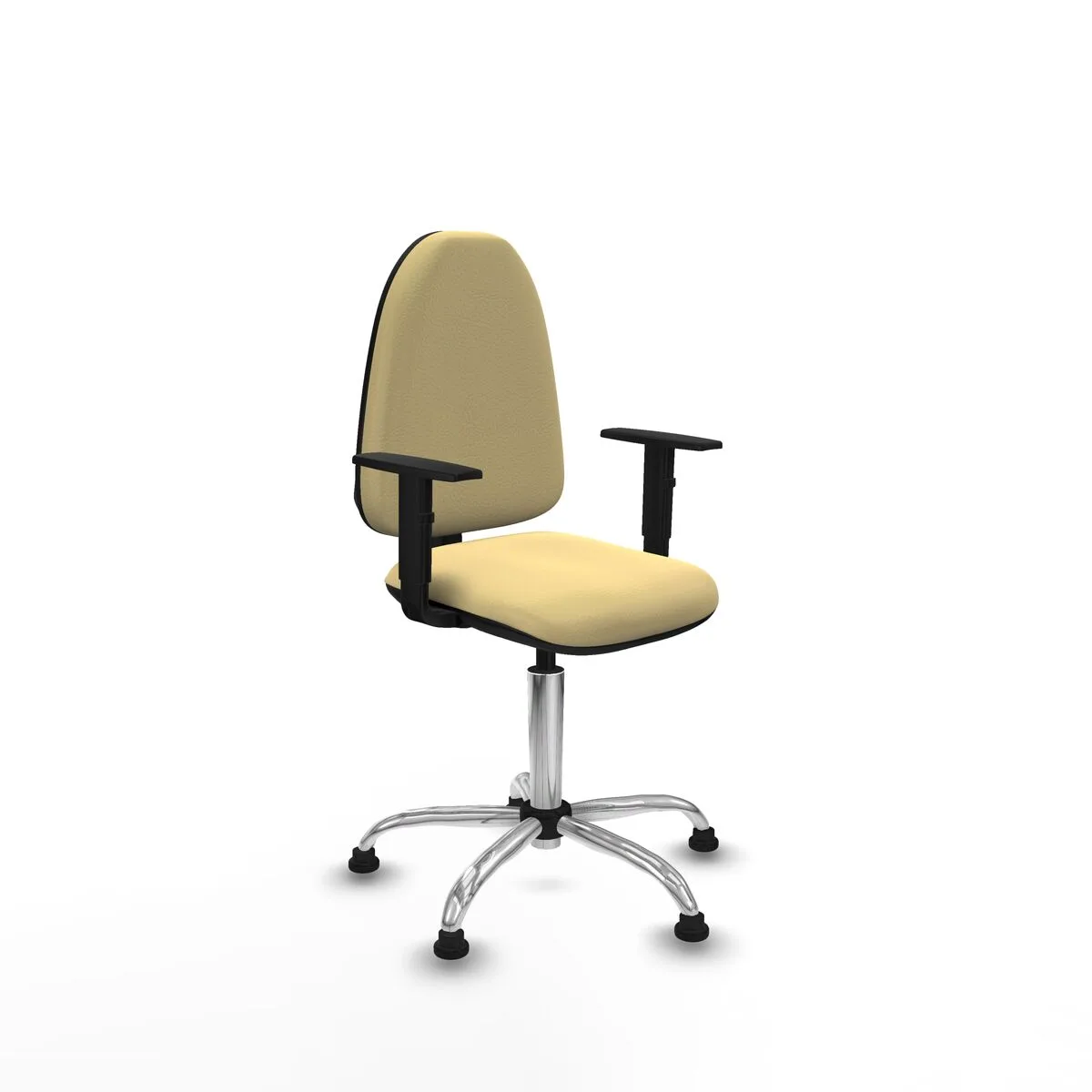 SILLA DE OFICINA PIQUERAS Y CRESPO B1D05RT CREMA