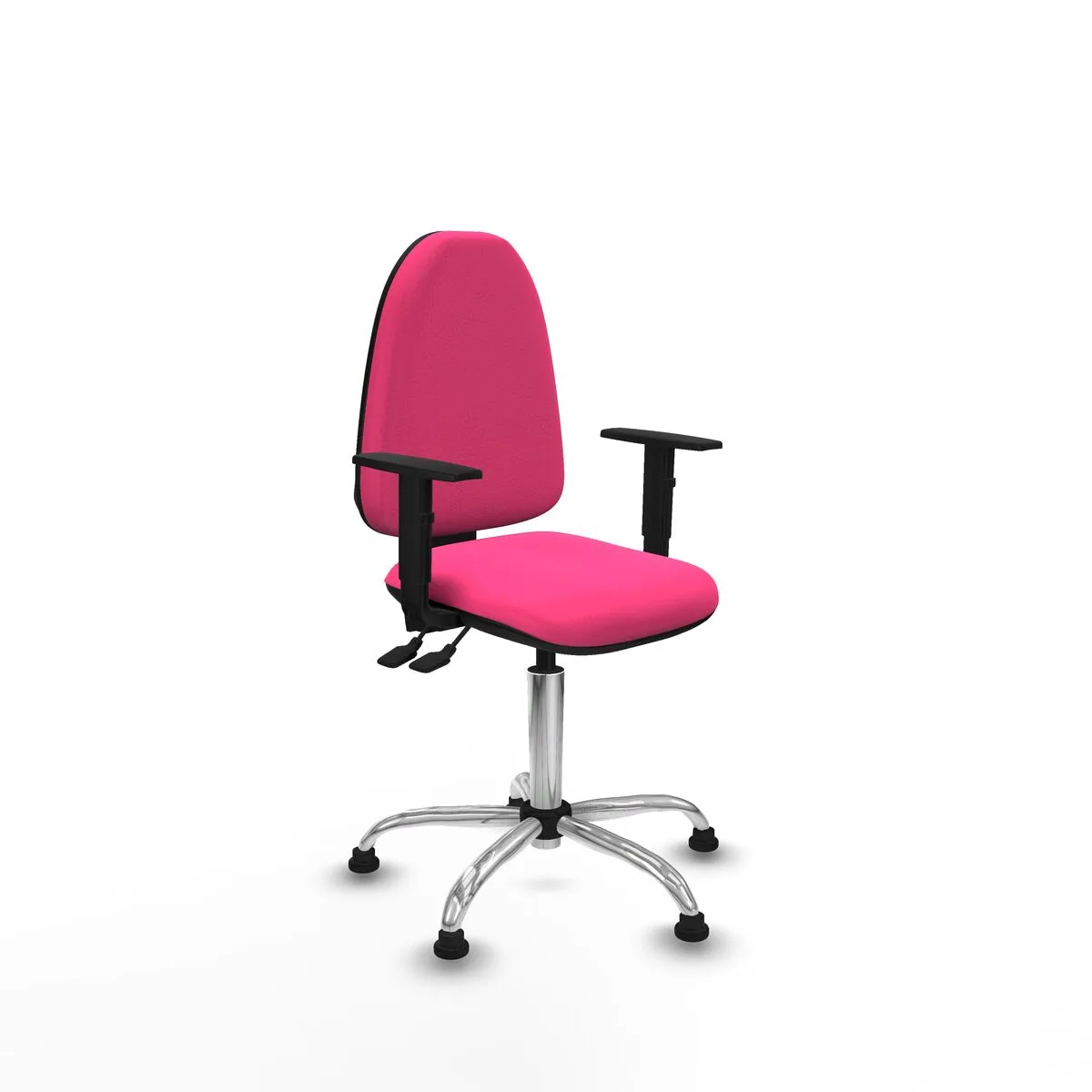 SILLA DE OFICINA PIQUERAS Y CRESPO B1D05RT ROSA