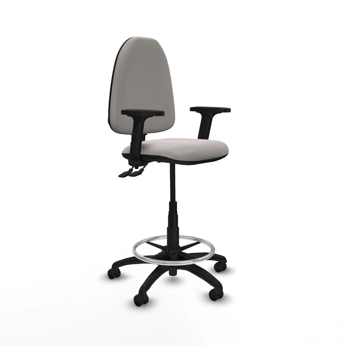 SILLA DE OFICINA PIQUERAS Y CRESPO B2D01RF BLANCO ALTA