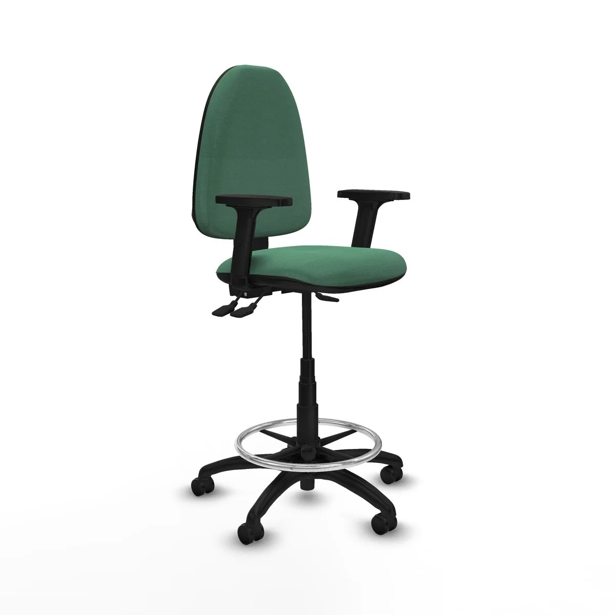 SILLA DE OFICINA PIQUERAS Y CRESPO B2D01RF VERDE ESMERALDA