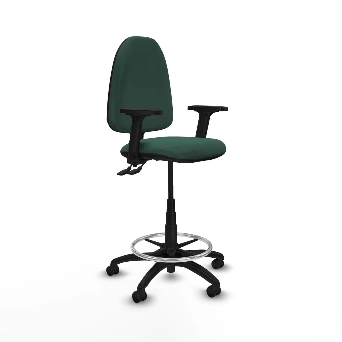 SILLA DE OFICINA PIQUERAS Y CRESPO B2D01RF VERDE ALTA