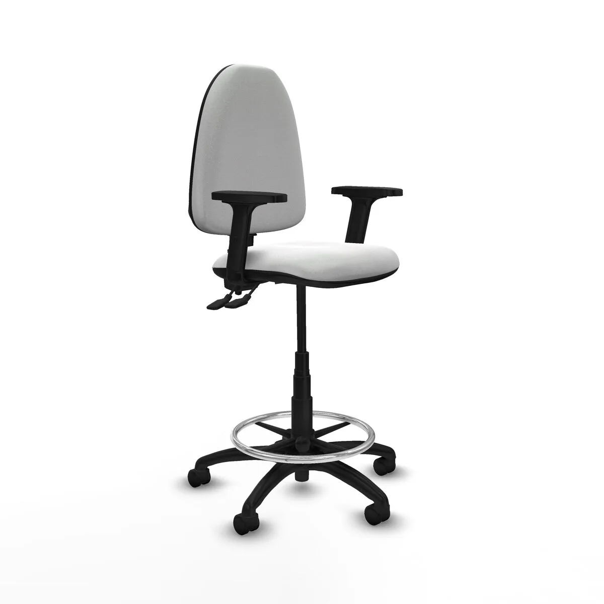 SILLA DE OFICINA PIQUERAS Y CRESPO B2D01RN BLANCO ALTA