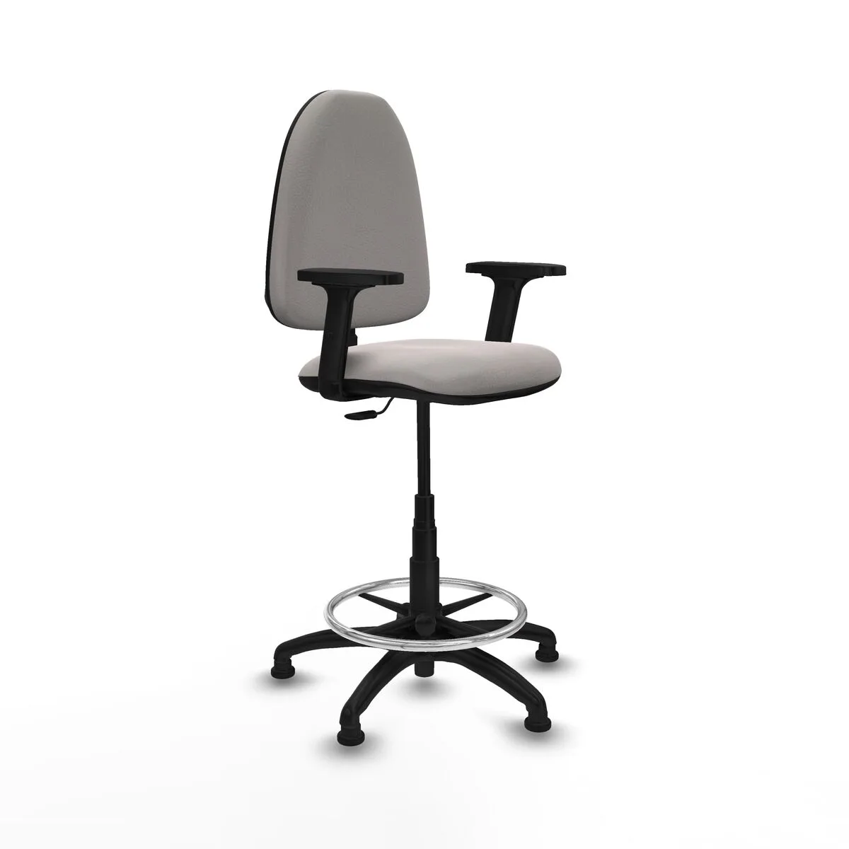 SILLA DE OFICINA PIQUERAS Y CRESPO B2D01RT BLANCO ALTA