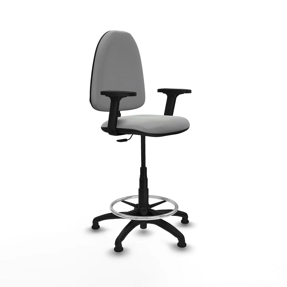 SILLA DE OFICINA PIQUERAS Y CRESPO B2D01RT GRIS CLARO ALTA