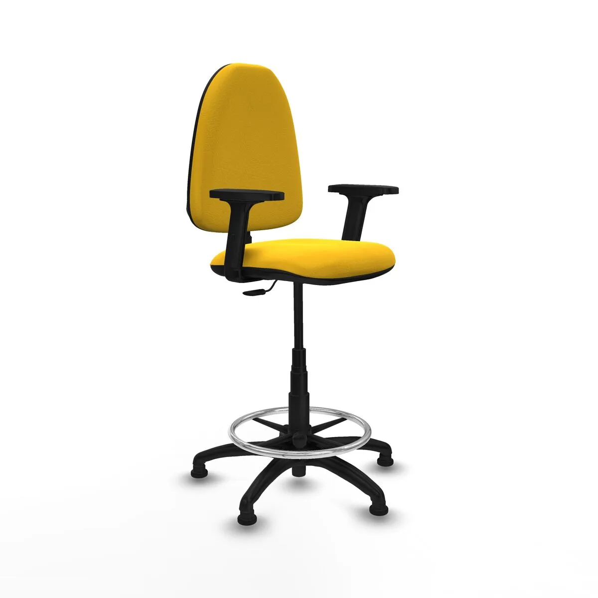 SILLA DE OFICINA PIQUERAS Y CRESPO B2D01RT AMARILLO ALTA