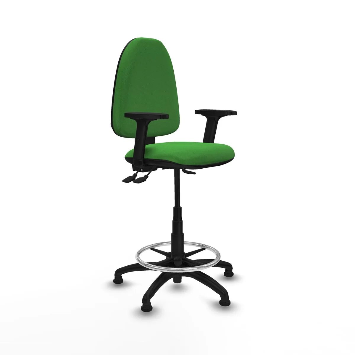 SILLA DE OFICINA PIQUERAS Y CRESPO B2D01RT VERDE ALTA