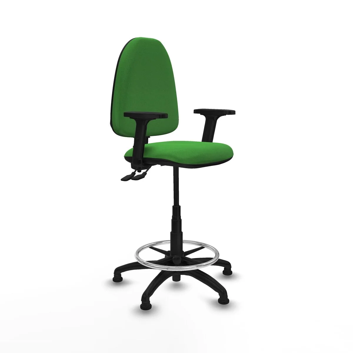 SILLA DE OFICINA PIQUERAS Y CRESPO B2D01RT VERDE ALTA