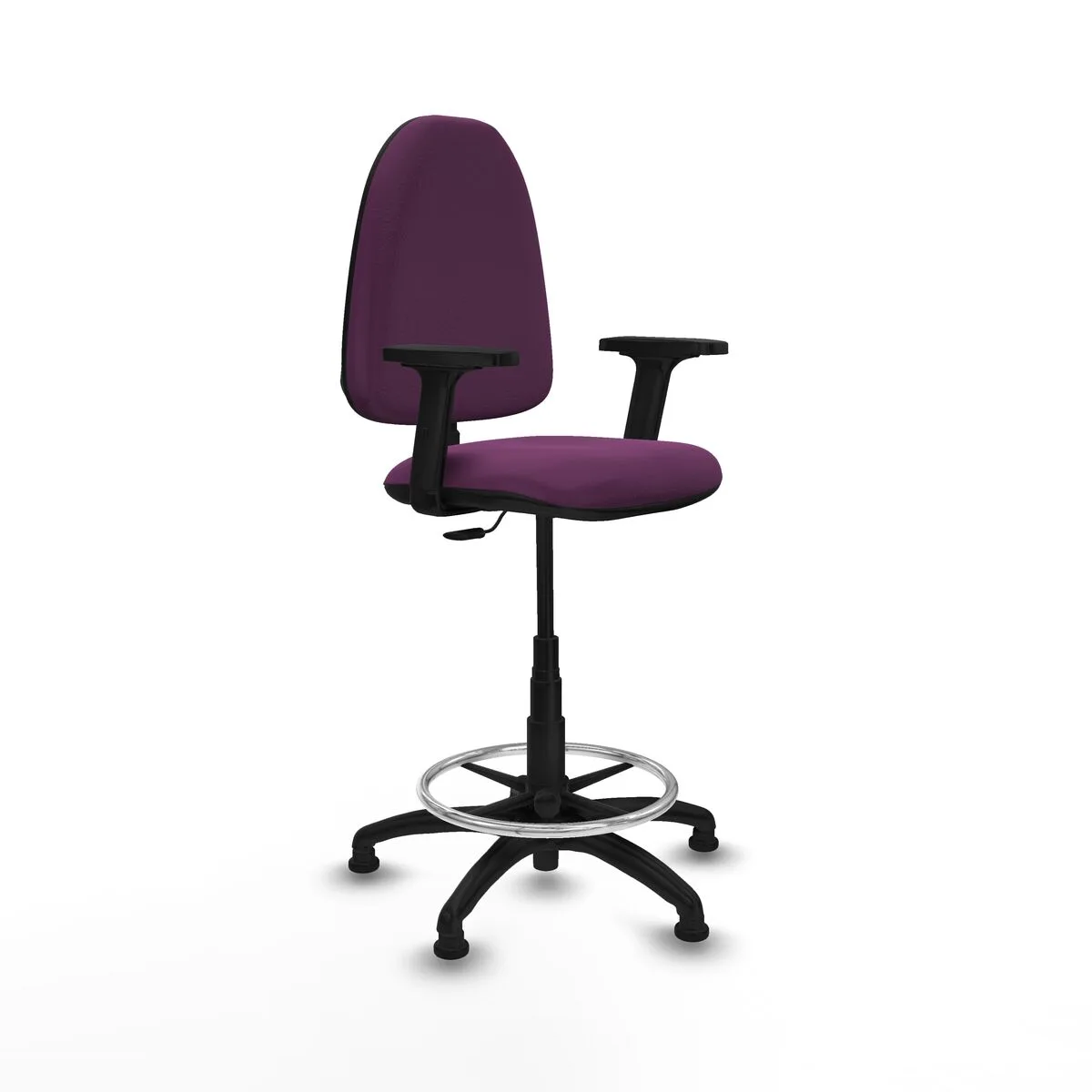 SILLA DE OFICINA PIQUERAS Y CRESPO B2D01RT MORADO ALTA
