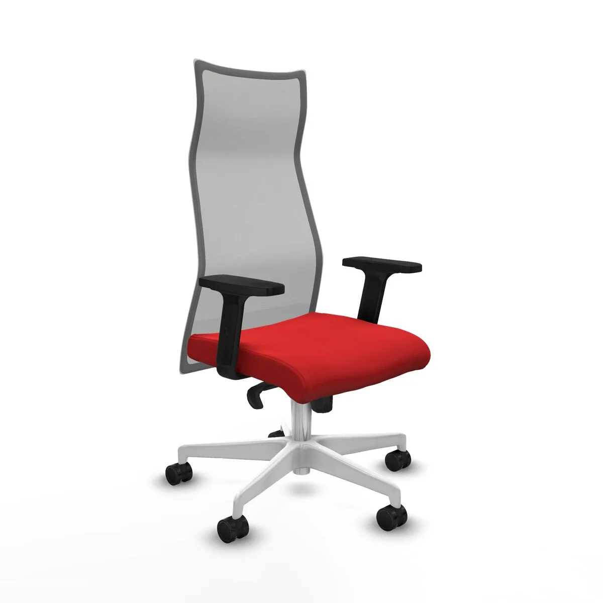 SILLA DE OFICINA PIQUERAS Y CRESPO B2D026N ROJO