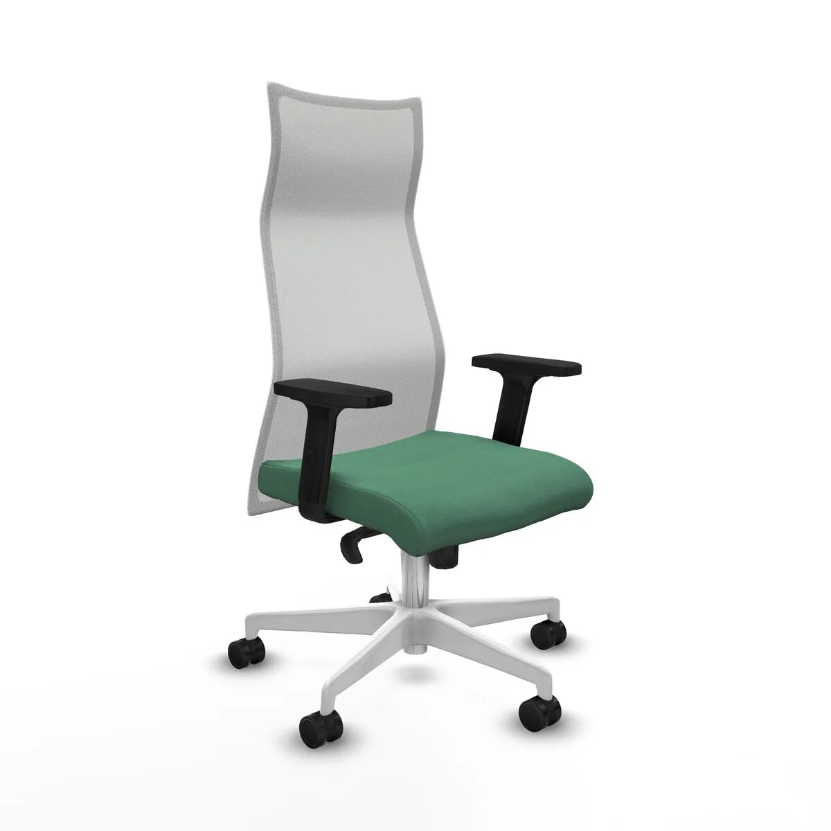 SILLA DE OFICINA PIQUERAS Y CRESPO B2D026N VERDE ESMERALDA