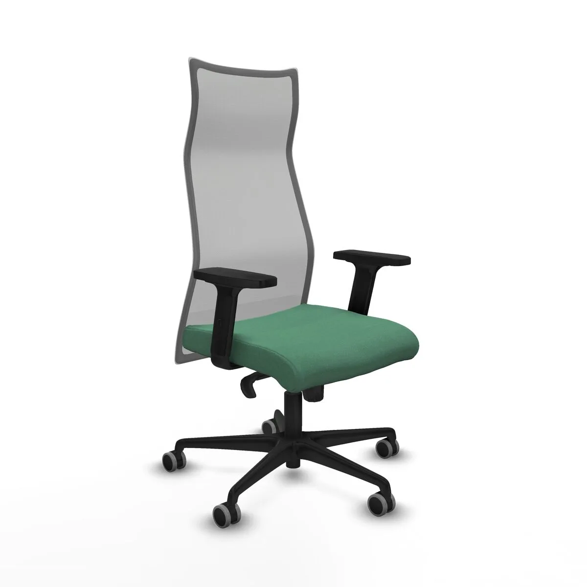 SILLA DE OFICINA PIQUERAS Y CRESPO B2D036G VERDE ESMERALDA