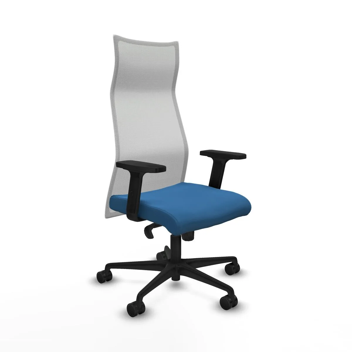 SILLA DE OFICINA PIQUERAS Y CRESPO B2D036N AZUL CLARO