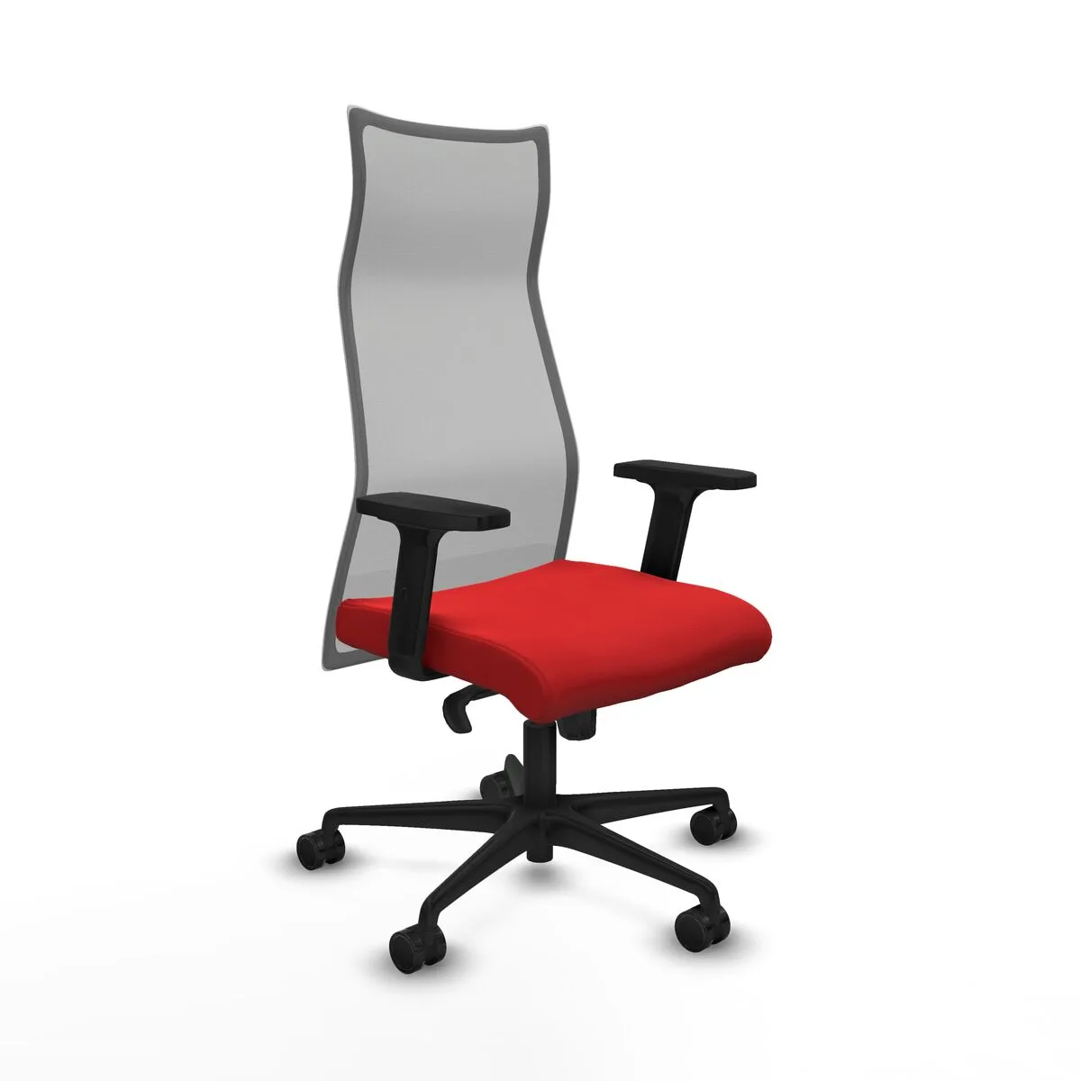 SILLA DE OFICINA PIQUERAS Y CRESPO B2D036N ROJO