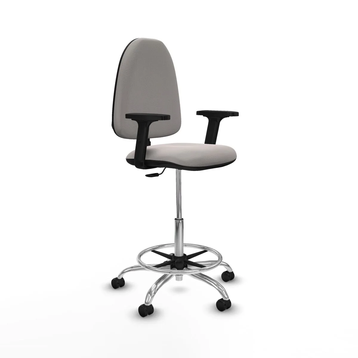 SILLA DE OFICINA PIQUERAS Y CRESPO B2D05RF BLANCO ALTA