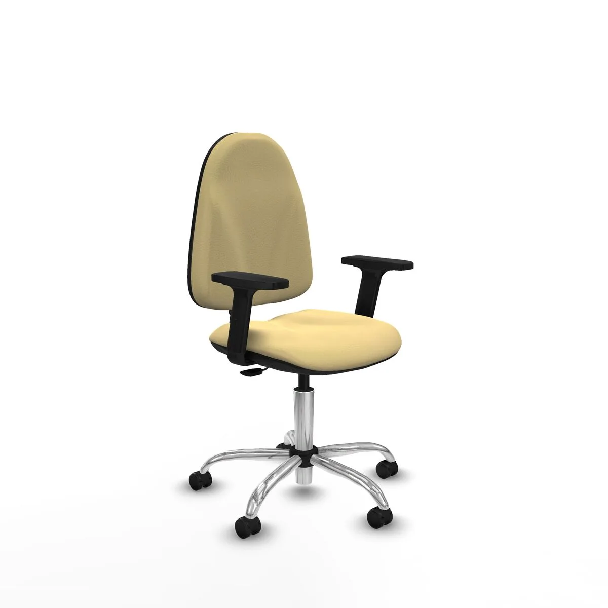 SILLA DE OFICINA PIQUERAS Y CRESPO B2D05RF CREMA