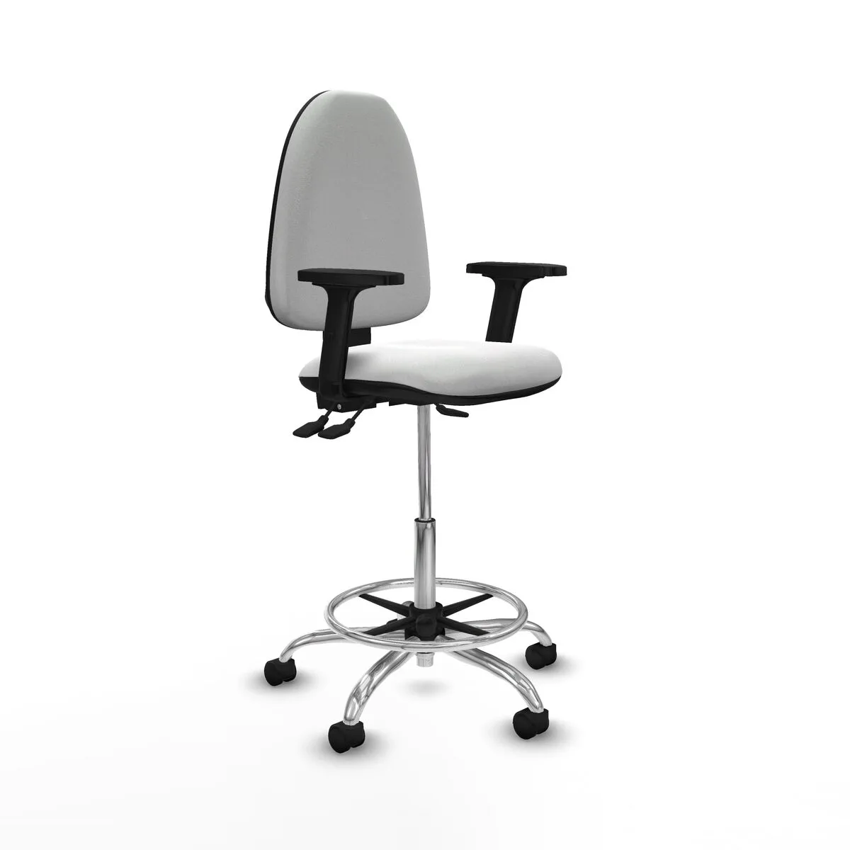 SILLA DE OFICINA PIQUERAS Y CRESPO B2D05RN BLANCO ALTA